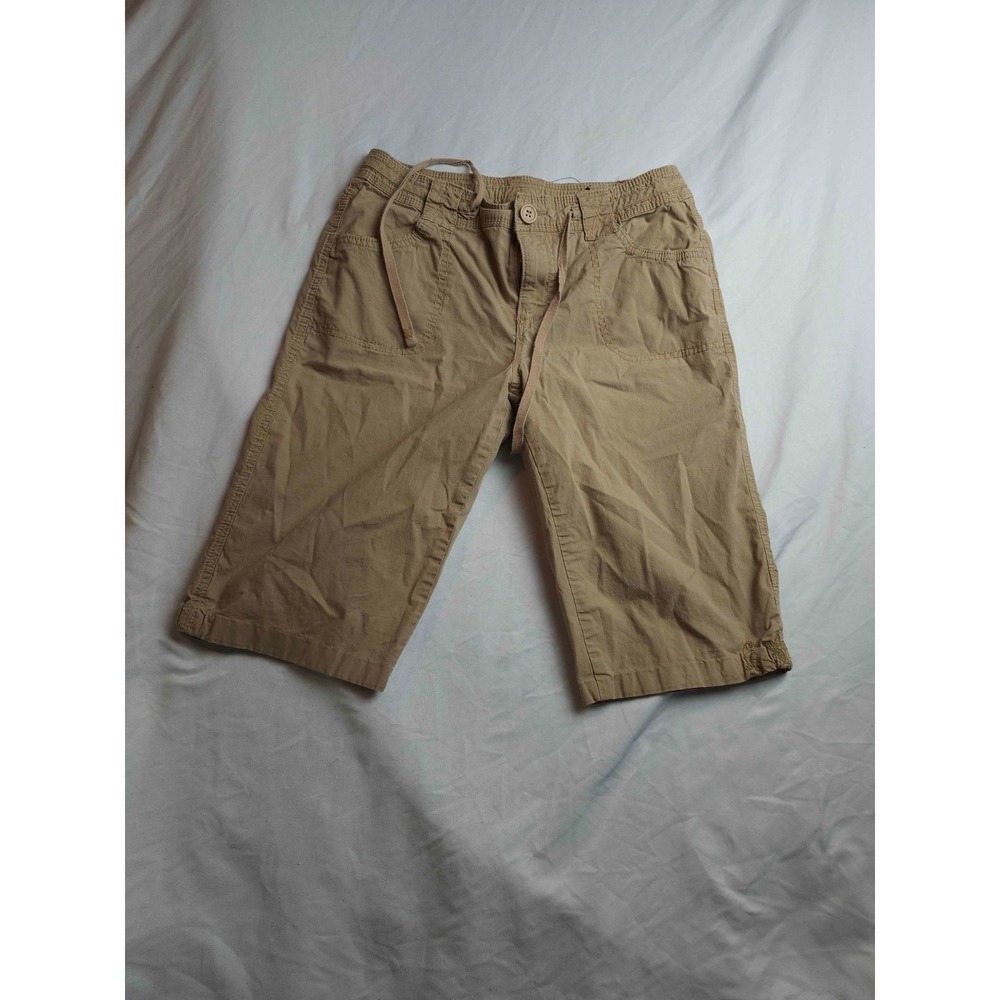 Faded Glory Bermuda Shorts Womens 4 Brown Minimalist Old‎ Money Coastal Chic